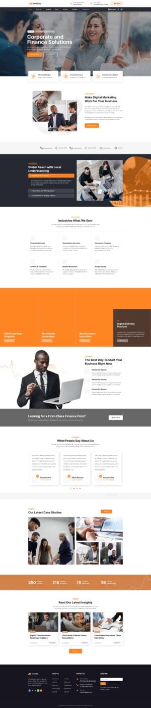 Theme wordpress giới thiệu công ty marketing
