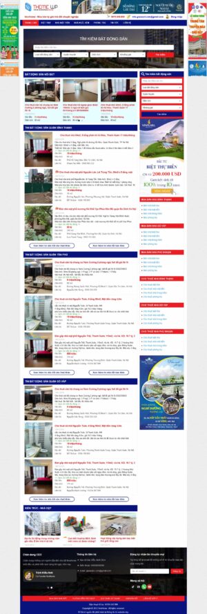 Theme wordpress sàn bất động sản