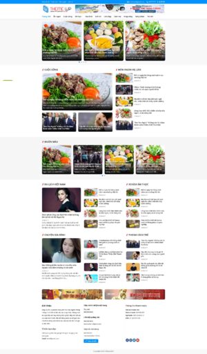 Theme wordpress review du lịch