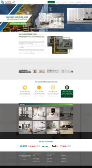 Theme wordpress bán gạch