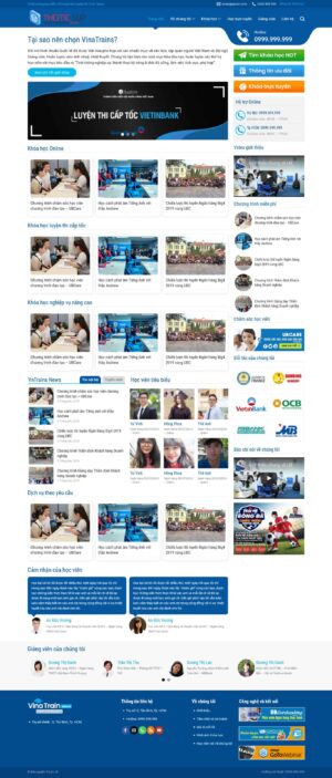 Theme wordpress luyện thi