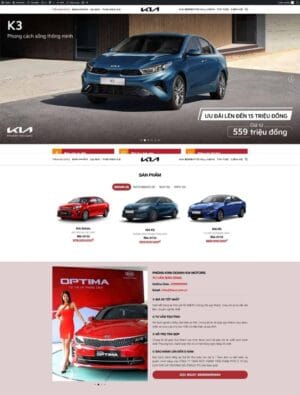 Theme Wordpress hảng xe kia chuẩn đẹp