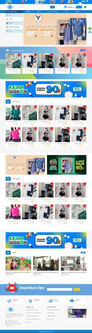 Theme wordpress thời trang quần áo 10