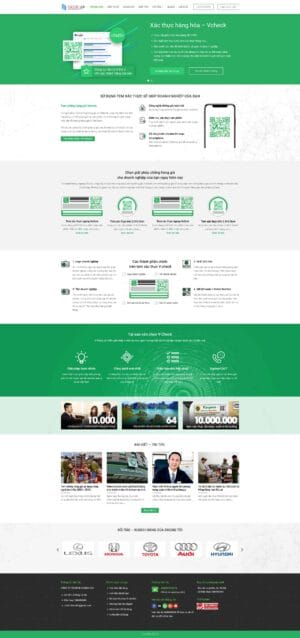 Theme wordpress dịch vụ vcheck