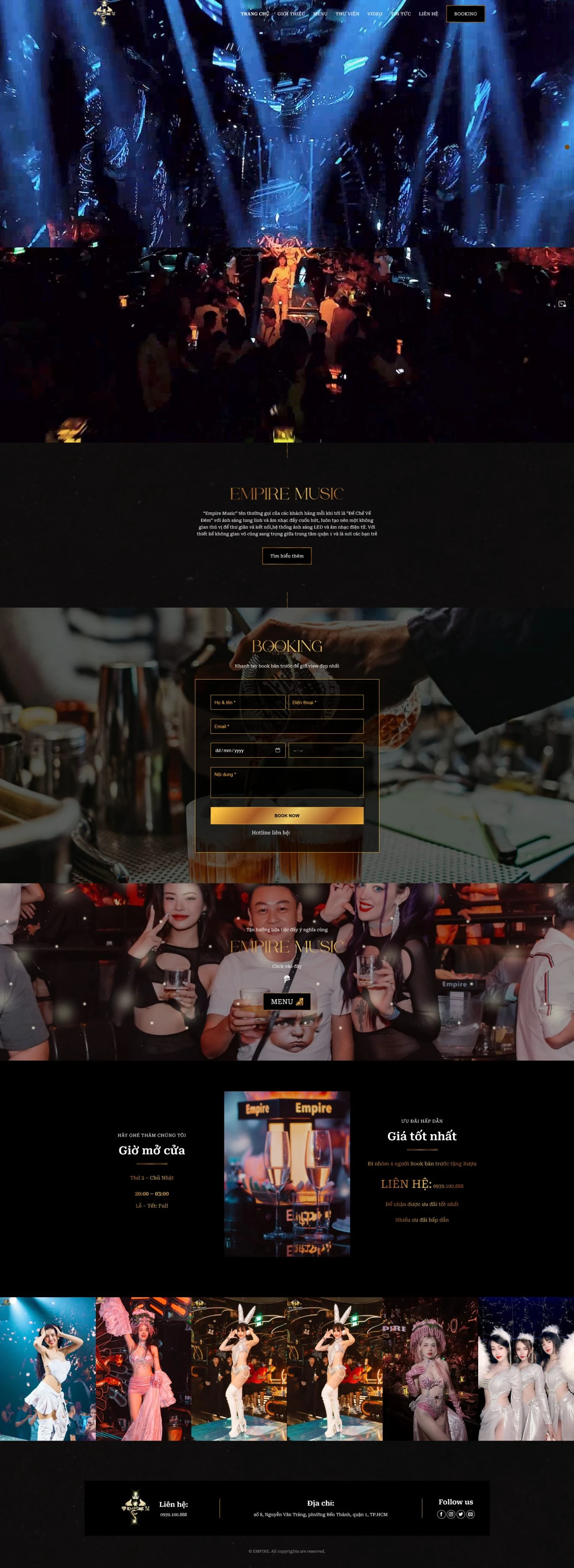 Theme wordpress quán bar club